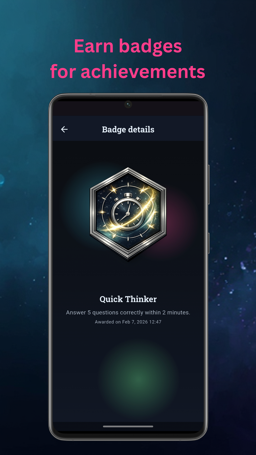 Cyberskamp Quiz – Badge details